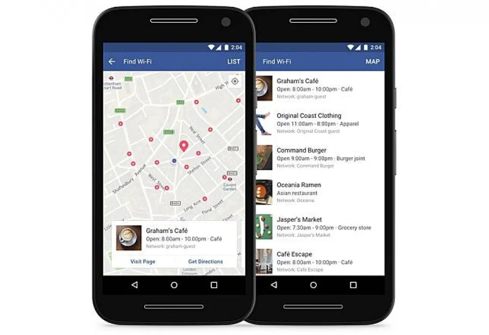 Facebook 推出新功能　告訴你哪裡有免費Wi-Fi