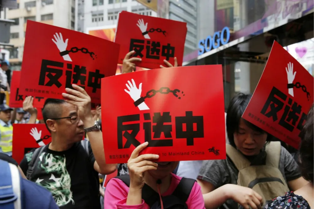 【香港反送中】遊行擠爆香港街頭　陳日君、黎智英與何韻詩現身力挺