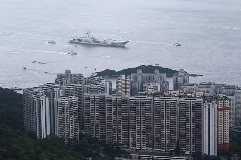 【回歸20周年】呼應習近平警告？　遼寧號進駐香港5日