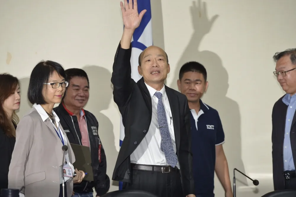 【有片】不參加現制初選　韓國瑜：若有新提名辦法願被納入