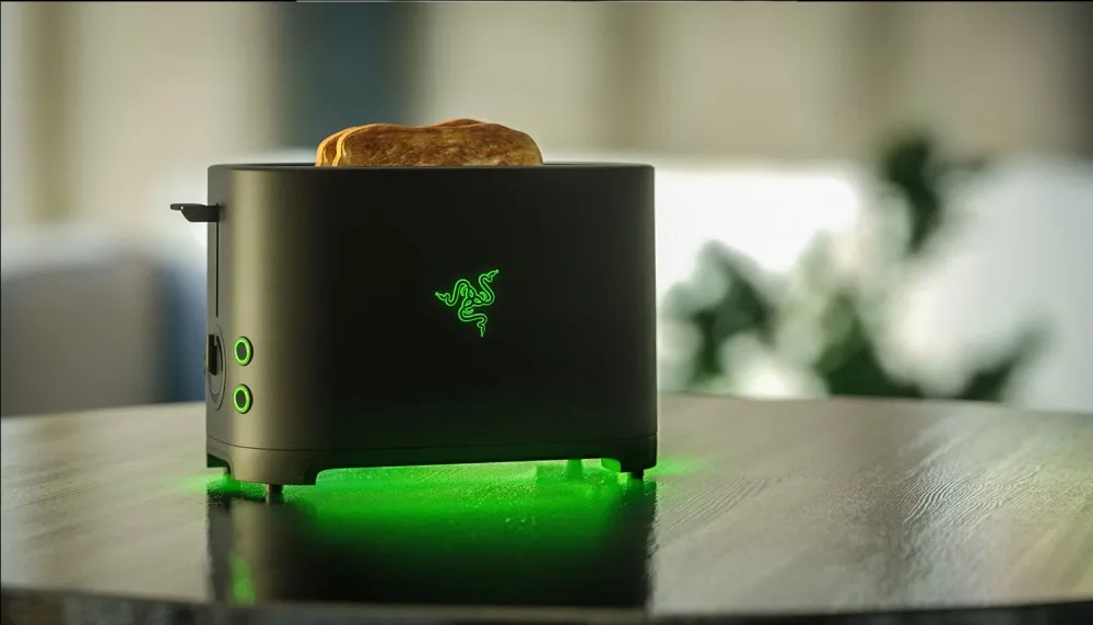 電競家政課來了　Razer推全球第一款遊戲級「麵包機」