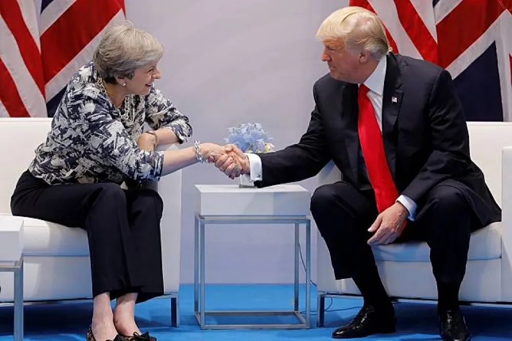 【G20峰會】川普肯定「非常特殊關係」　盡快完成美英貿易協議