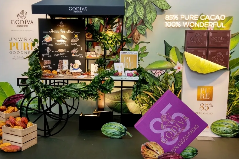 母親節假期三日快閃！「GODIVA PURE Land」打卡試吃 85% 濃純黑巧克力