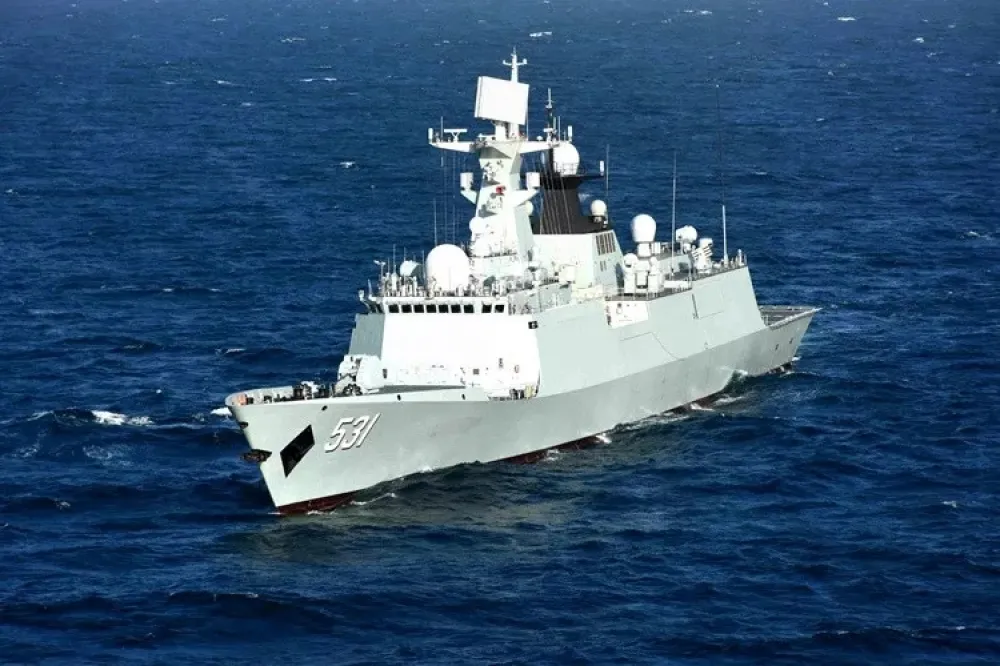 中美日東協海上軍演艦隊航經台灣　我聚焦解放軍「湘潭號」