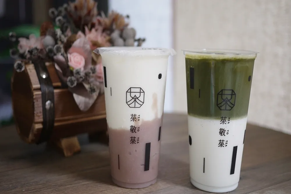 【有片】超過 30 年的茶藝結合創意　「茶敬茶」以芋頭奶青、烏龍抹茶打造全新概念