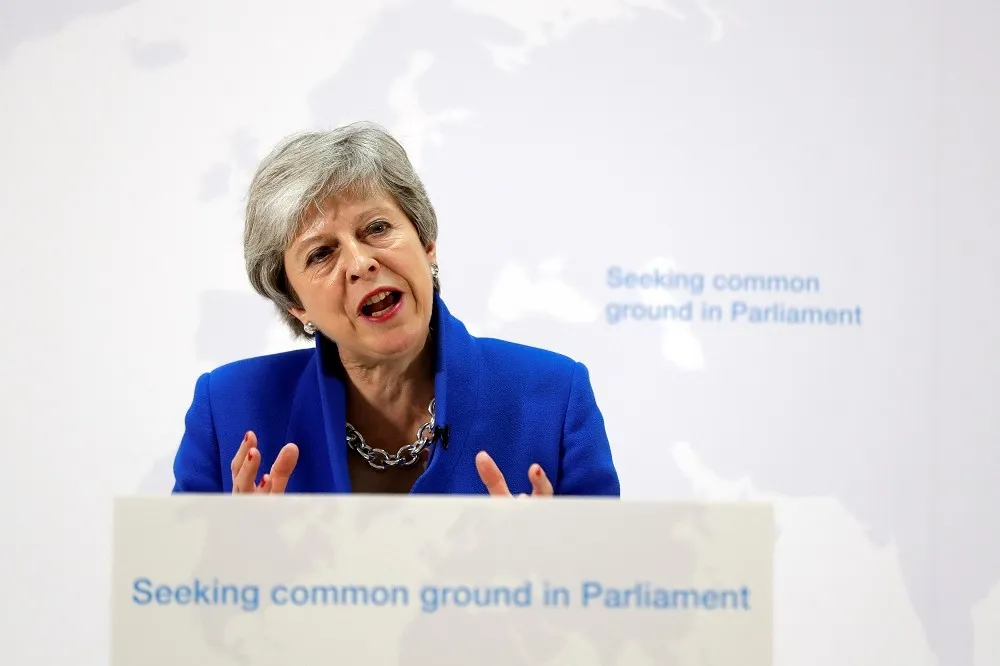 【進退失據】要求支持新脫歐協議草案　英國首相梅伊：通過可進行二次公投