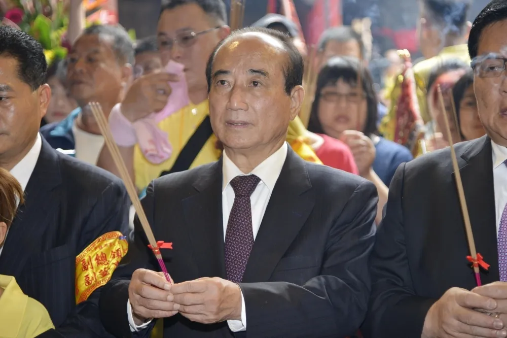 王金平「選到底」撇郭王配　尊重韓國瑜造勢誓師