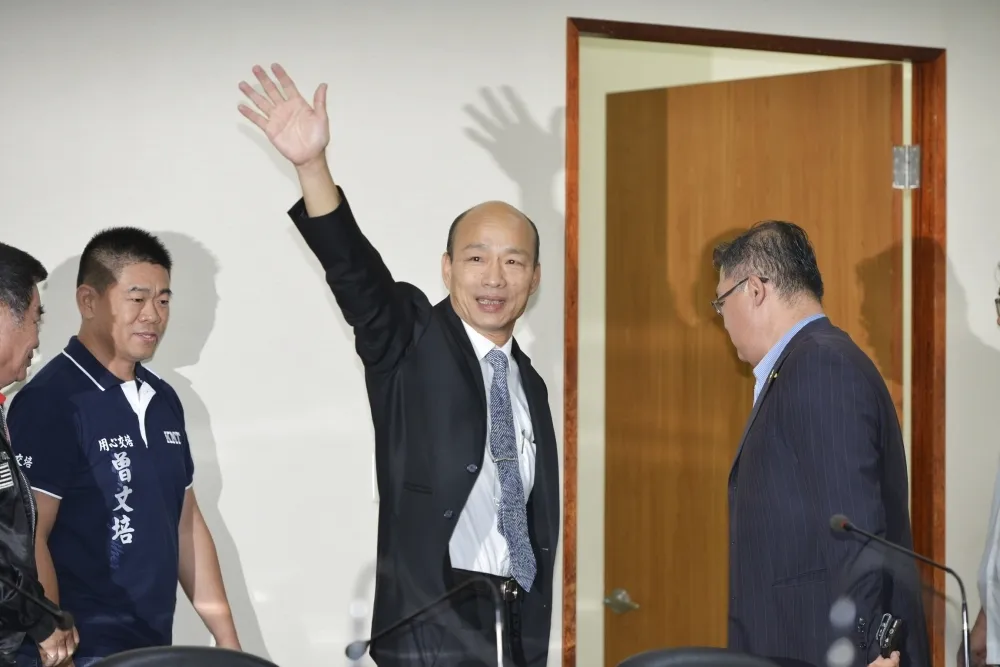 【不落跑宣言】喊用假日選總統　韓國瑜：就職典禮也可辦在高雄