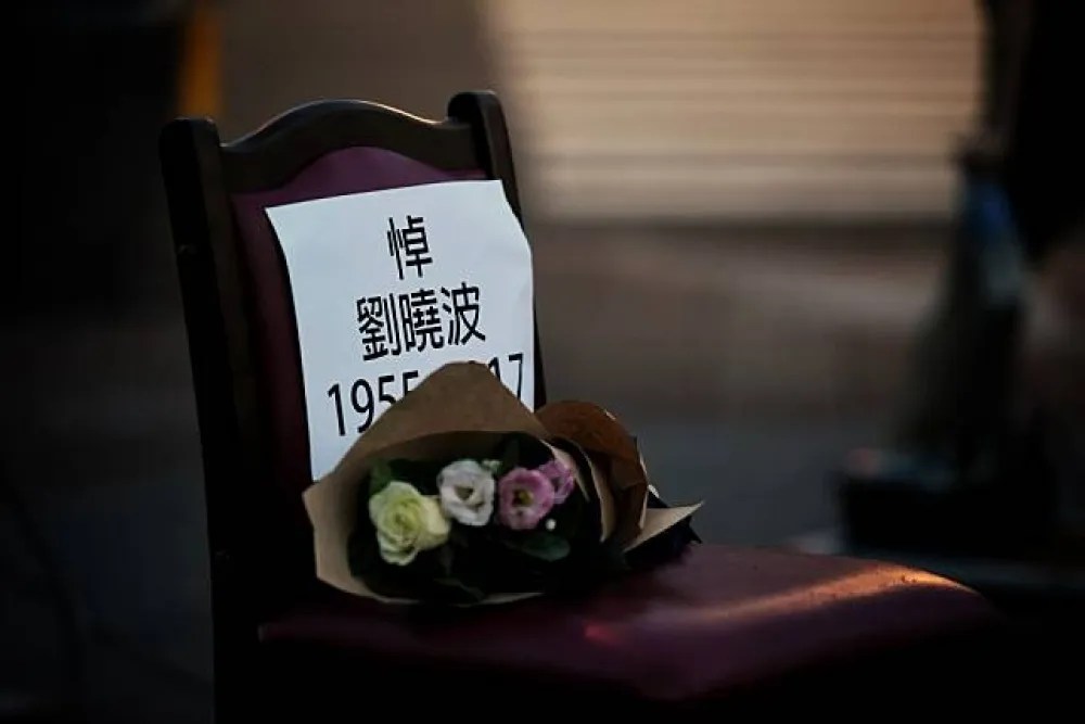 【圖輯】人權團體舉行劉曉波追思會　盼中國還劉霞自由　