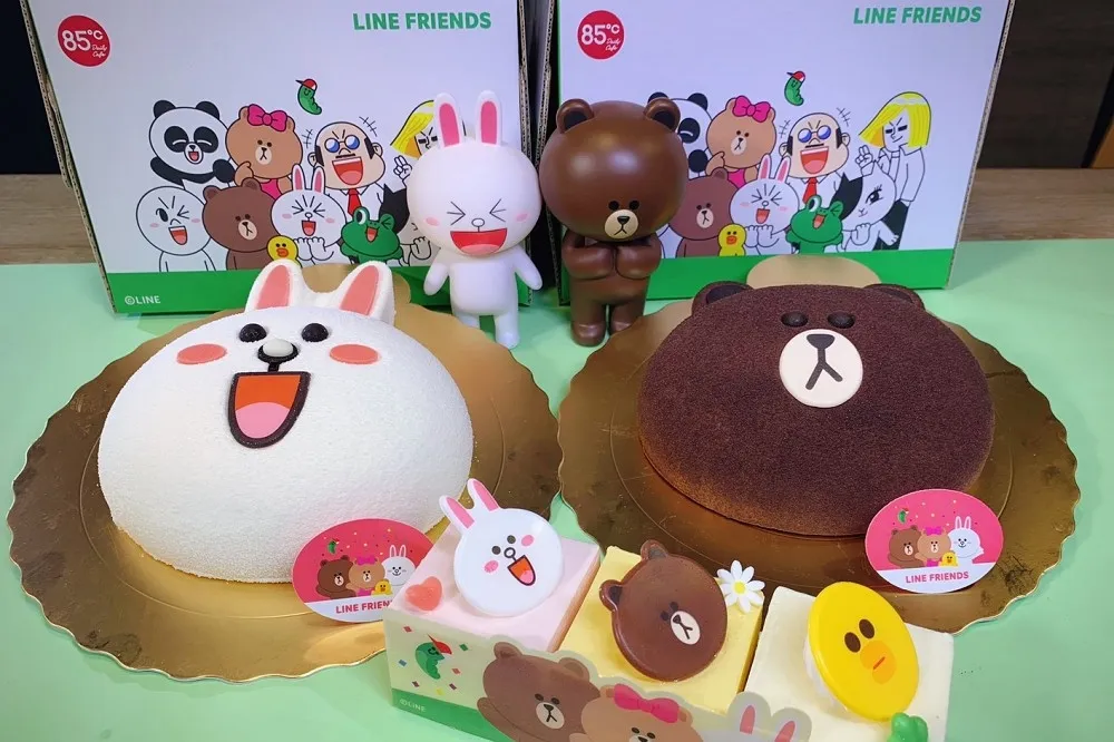 全台限量四萬顆！LINE 熊大、兔兔造型蛋糕 6/6 85度C 全台獨家上市