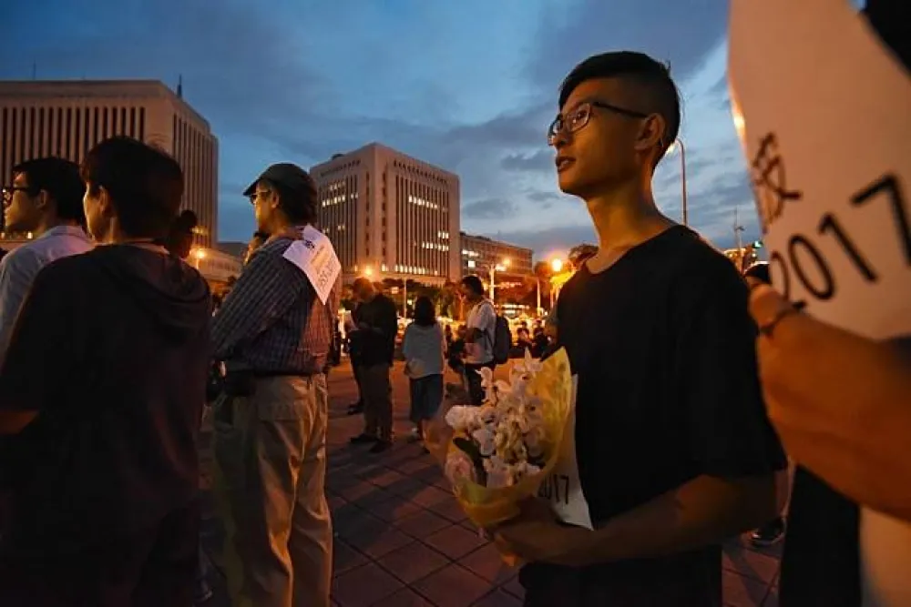 【直播】聲援劉曉波　自由廣場舉行追思會