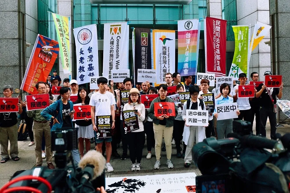 20民團聲援香港反送中　林飛帆酸韓國瑜：不會假裝「不曉得」