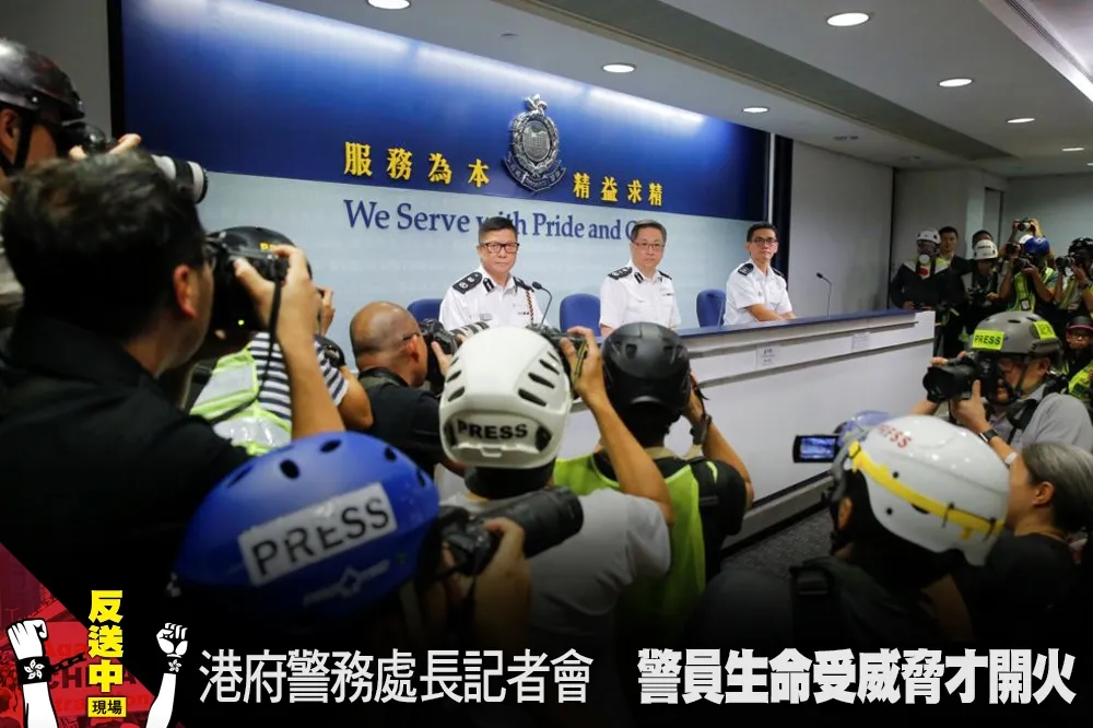 【反送中現場】港府警務處長證實發射逾150枚催淚彈　稱警員生命受威脅才開火