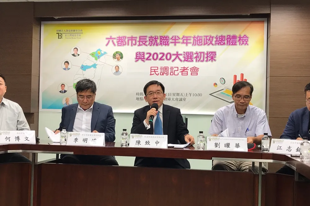 【直播】新台灣國策智庫民調　揭露2020總統大選走勢