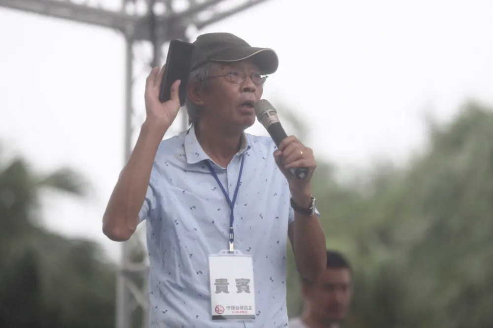 反紅媒遊行各界不畏風雨　林榮基：被統一就像我一樣逃命