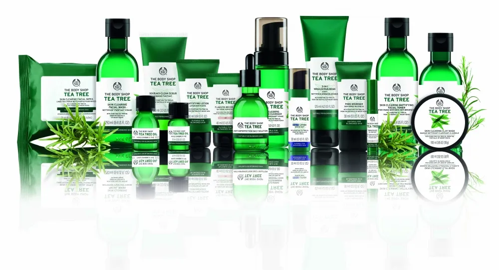 THE BODY SHOP拯救夏日問題肌　天然茶樹淨膚無負擔　全系列茶樹t荳聖品 「淨膚、除荳、抑菌」