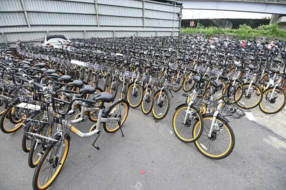新北市13日起禁止oBike繼續投車　全台多縣市拖吊違停
