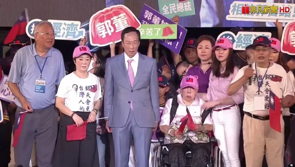 【直播】郭台銘板橋掃街　  全家總動員對尬韓國瑜