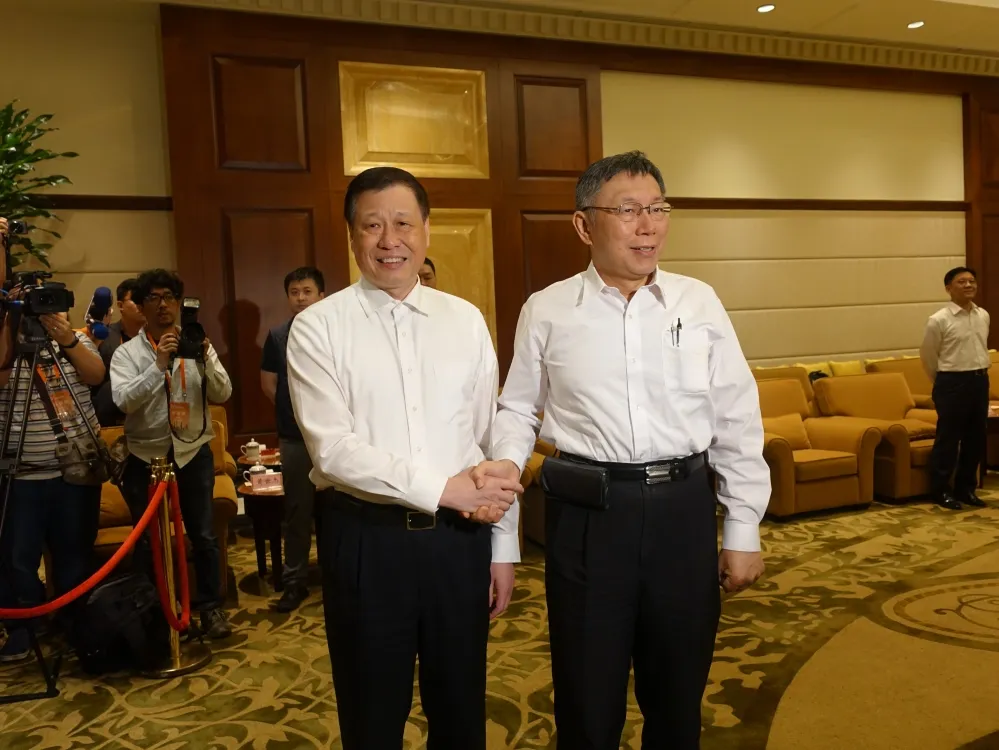 【直播】柯文哲會上海市長　出席雙城論壇晚宴