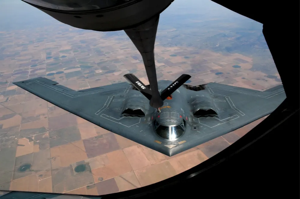 F-22、F-35C與B-2同場亮相　美三大匿蹤軍機將在國慶飛越華府上空