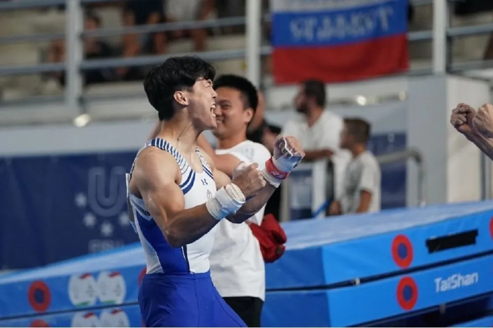 【2019拿坡里世大運】唐嘉鴻技壓群雄　勇奪我國史上首面單槓金牌
