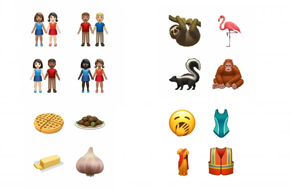 【0717 Emoji日】蘋果谷歌再推逾70新款 　「牽手」符號的膚色、性別可自訂