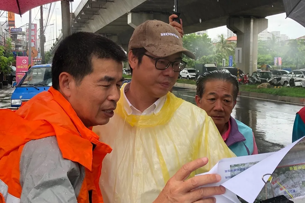 【不像某人神隱】陳其邁20日視察高雄仁武區　水利署「一整晚都不敢睡」