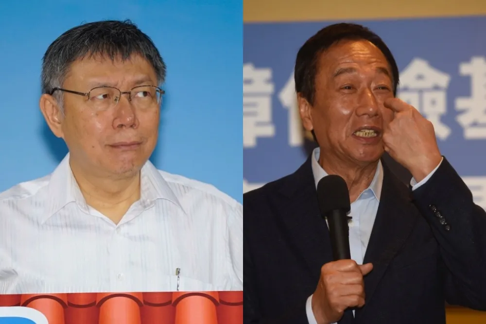 【力抗藍綠】評估「郭柯合」可奪3成選票　雙方組隊意願高