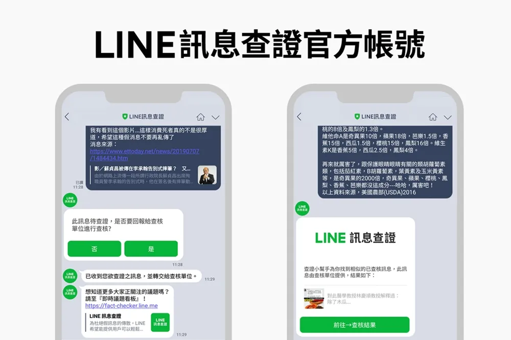 不要再被騙！「LINE 訊息查證」平台上線