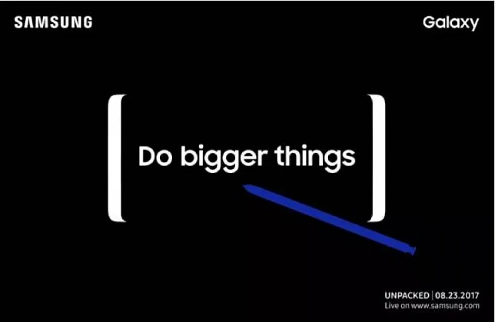 Samsung 最新 Galaxy Note 8 發表會日期曝光