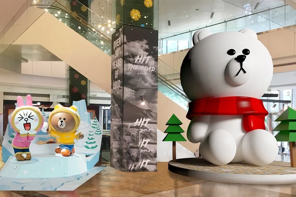 熊大迷快來！「LINE FRIENDS 世界巡迴之旅」全台最終站　3.5 米高雪白巨型熊大就在高雄夢時代　