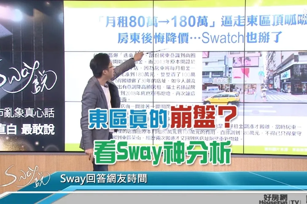 【影片】東區真的崩盤？ 看Sway神分析
