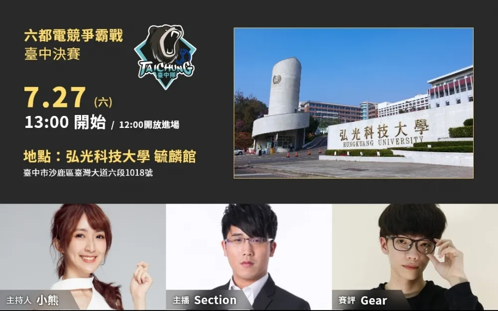 【2019六都電競】臺中決賽7/27登場　上路兄弟檔的基情四射正面對決
