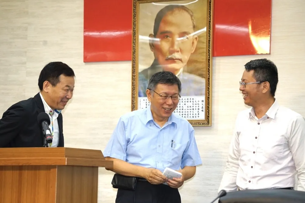 組「台灣民眾黨」挨批沾光　柯：蔣渭水名字也不是後人專有