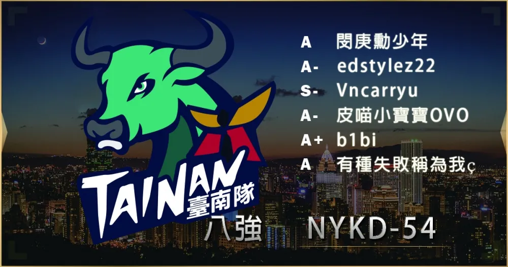 【2019六都電競】八強隊伍介紹：推薦此生必看的番號 ─ NYKD-54