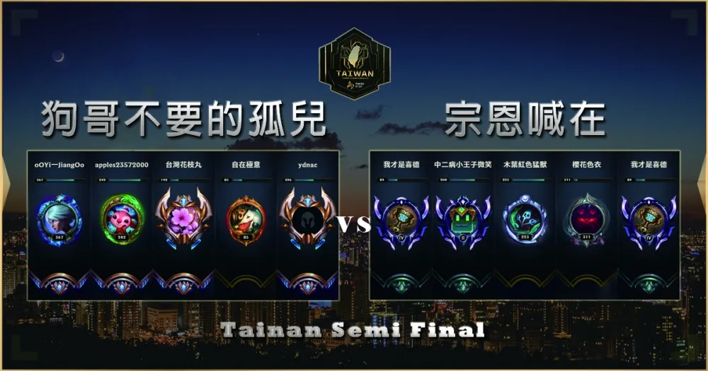 【2019六都電競】四強賽賽前分析：狗哥不要的孤兒 vs. 宗恩喊在