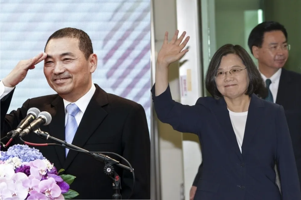 侯友宜嗆「來新北拚選舉不奉陪」　蔡英文：你努力為市民做事就好