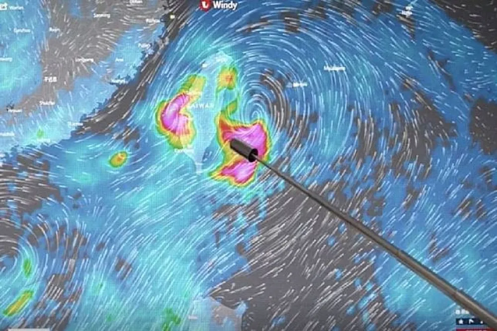 李富城：尼莎明凌晨花蓮登陸　雨要下到6日