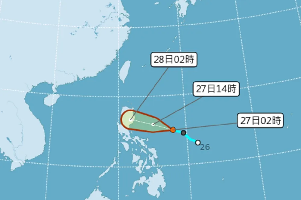 颱風「楊柳」上午8點形成　周末將襲廣東海南一帶