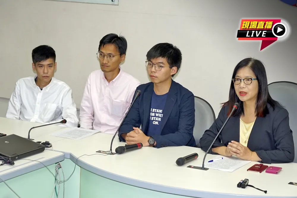 【直播】香港民運領袖黃之鋒　拜會民進黨立院黨團