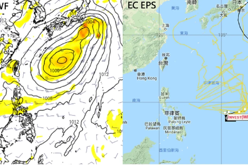 「琵琶」颱風最快11日生成　中秋烤肉高溫天晴