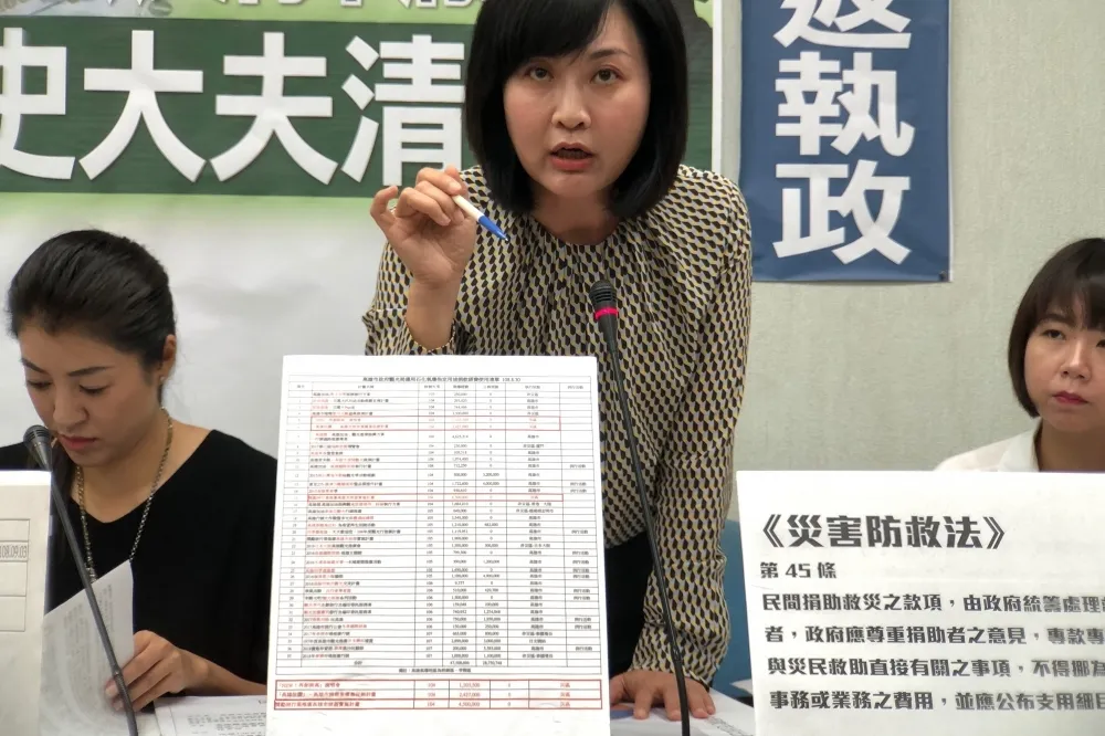 藍營質疑氣爆善款遭挪用　捐款廟方撇清：尊重觀光局款項運用