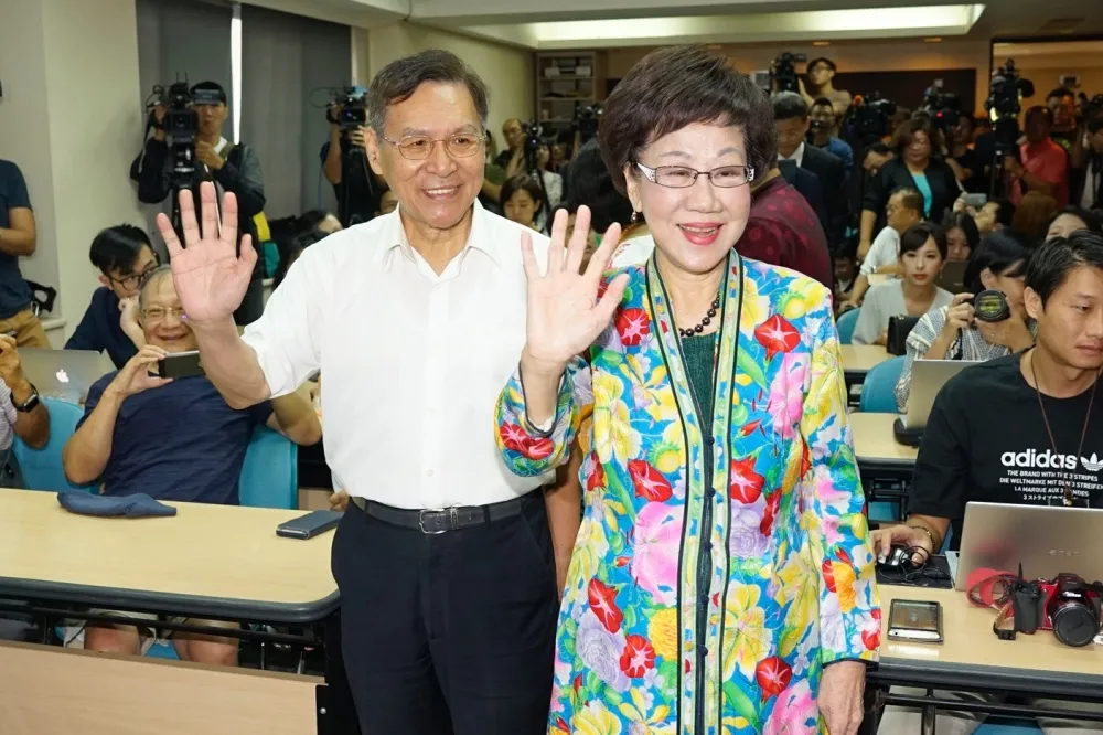 呂秀蓮宣布參選2020年總統　舉薦前南投縣長彭百顯副手