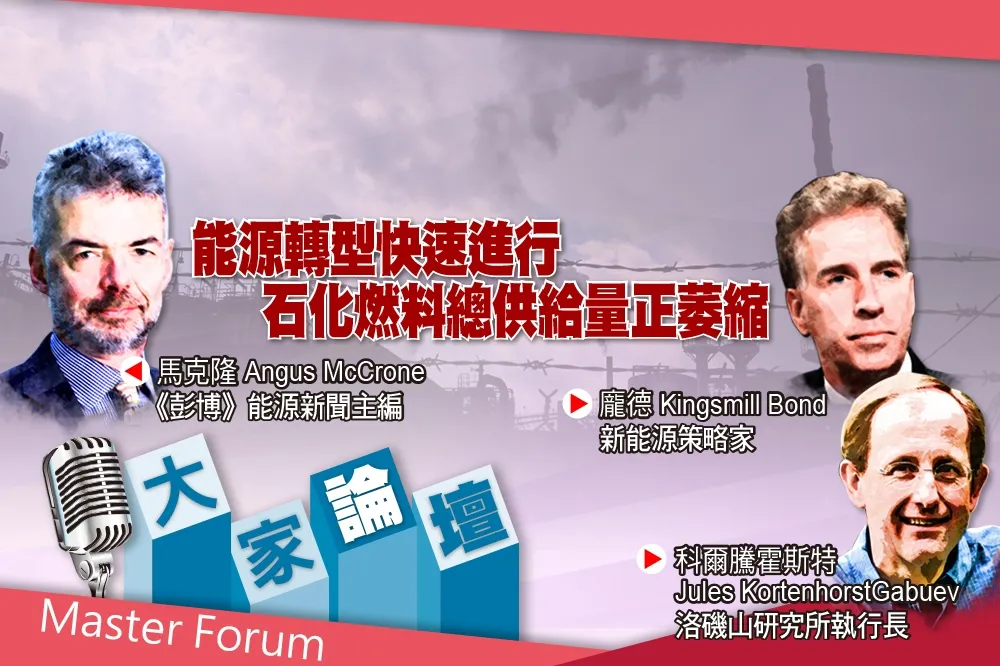 《大家論壇》綠能視角：能源轉型快速進行　石化燃料總供給量正萎縮