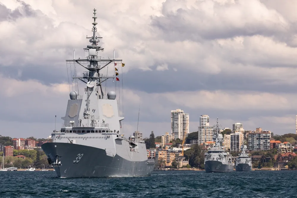 【為期4個月】澳洲首次派新型神盾艦「霍巴特號」　訪問日韓關島等亞太夥伴