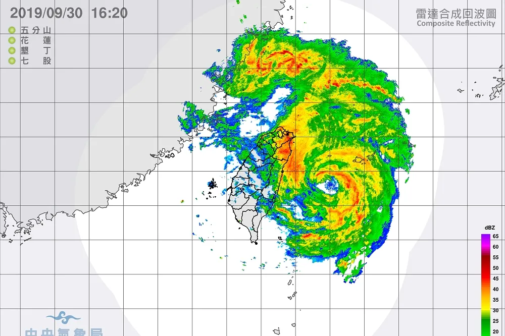 米塔颱風「開眼」了　宜蘭、花蓮、北部地區7縣市注意強降雨