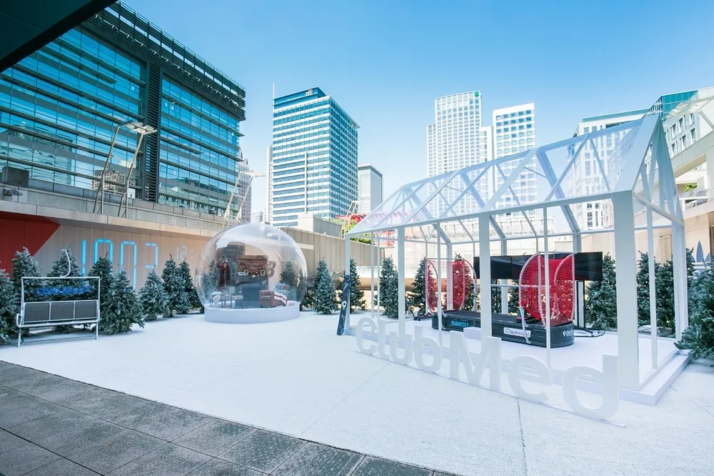 10/4~10/6 來新光三越信義 A11 體驗專家級滑雪！完美移植 Club Med 雪村貼心服務