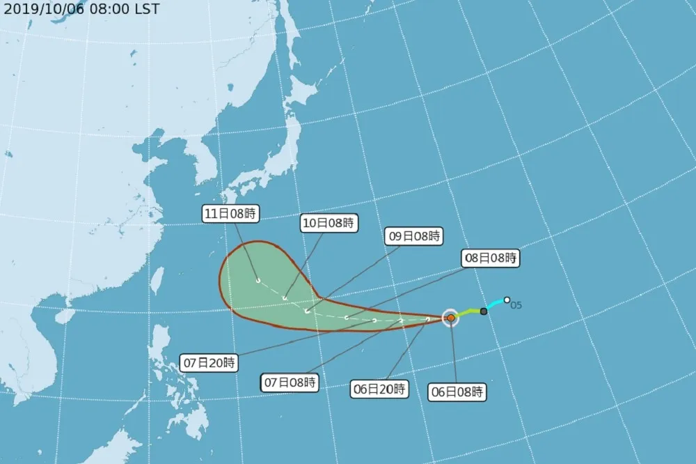 2019年最強颱風「哈吉貝」生成　吳德榮：國慶連假天氣應沒影響