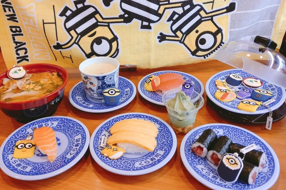 【開箱片】藏壽司進駐高雄漢神本館 10/15 正式開幕　「小小兵」 7 款限量扭蛋等你來收集