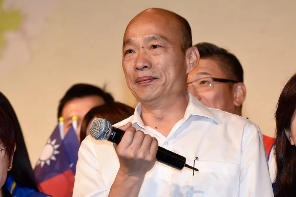 訪美行前暖身　韓國瑜銷假半天會面AIT主席莫健　